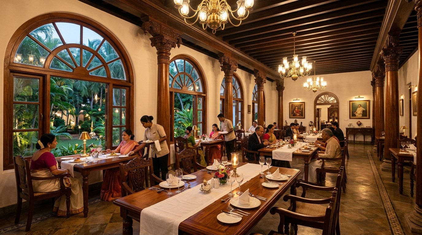 The Tirupur Club Traditional Dining Hall
